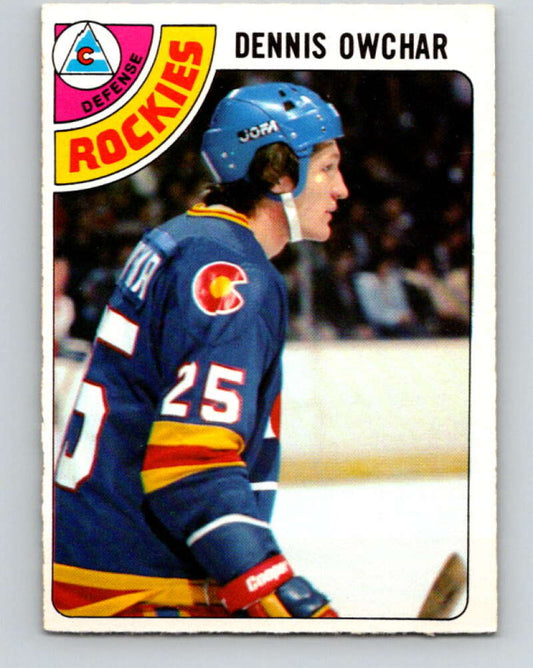 1978-79 O-Pee-Chee #19 Dennis Owchar  Colorado Rockies  V21043