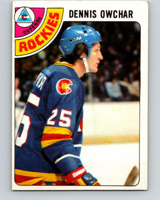 1978-79 O-Pee-Chee #19 Dennis Owchar  Colorado Rockies  V21046
