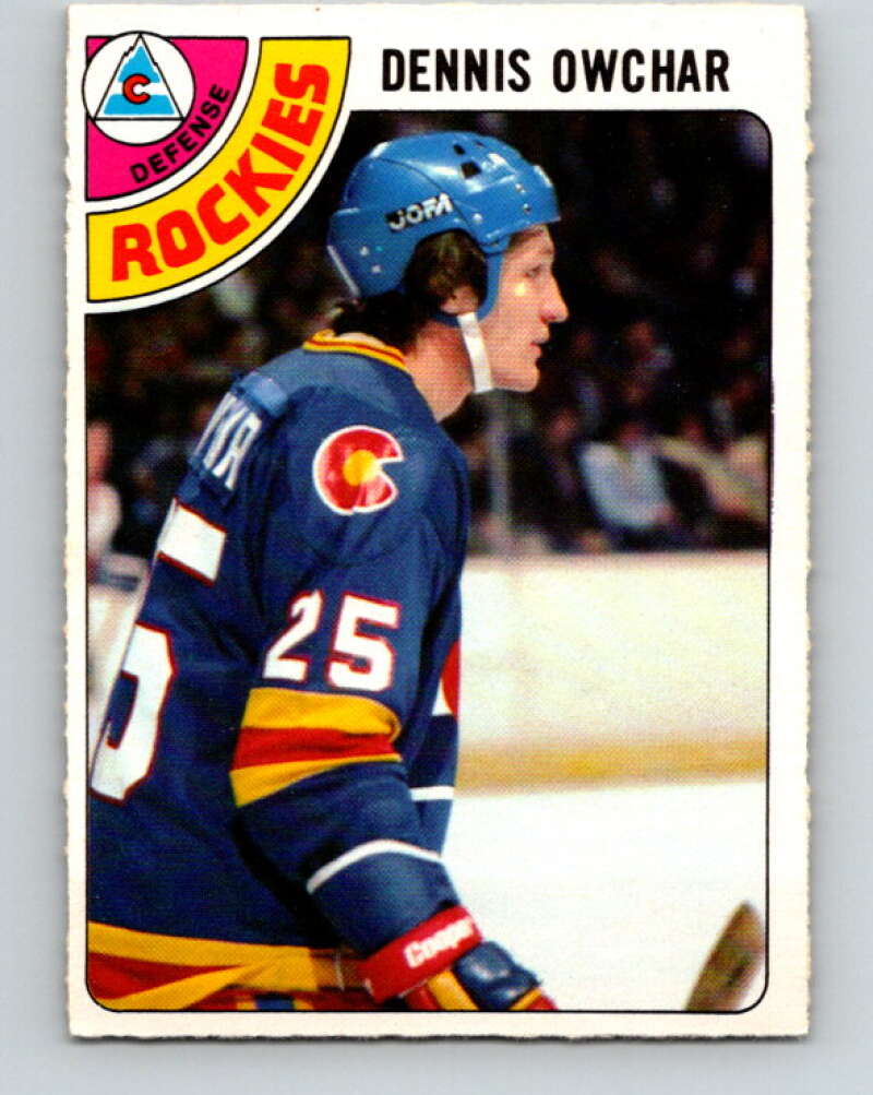 1978-79 O-Pee-Chee #19 Dennis Owchar  Colorado Rockies  V21047
