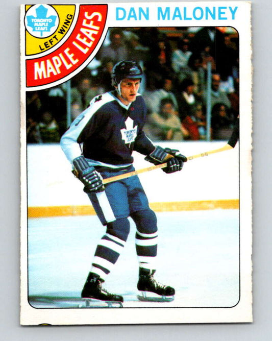 1978-79 O-Pee-Chee #21 Dan Maloney  Toronto Maple Leafs  V21069