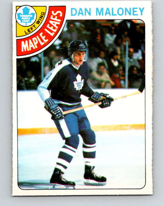 1978-79 O-Pee-Chee #21 Dan Maloney  Toronto Maple Leafs  V21070