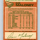 1978-79 O-Pee-Chee #21 Dan Maloney  Toronto Maple Leafs  V21070