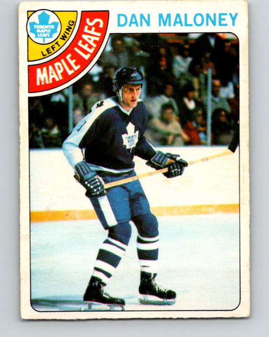 1978-79 O-Pee-Chee #21 Dan Maloney  Toronto Maple Leafs  V21071