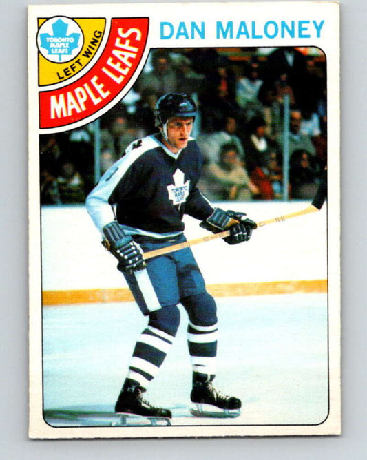 1978-79 O-Pee-Chee #21 Dan Maloney  Toronto Maple Leafs  V21072