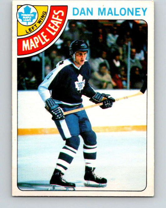 1978-79 O-Pee-Chee #21 Dan Maloney  Toronto Maple Leafs  V21073