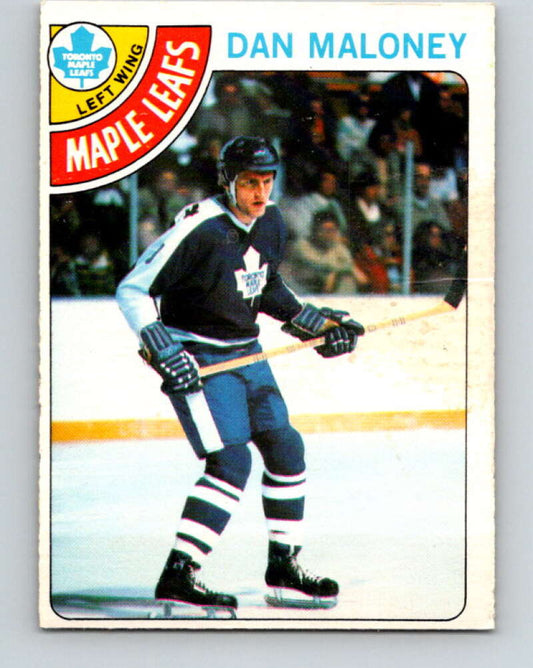 1978-79 O-Pee-Chee #21 Dan Maloney  Toronto Maple Leafs  V21074