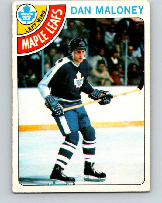 1978-79 O-Pee-Chee #21 Dan Maloney  Toronto Maple Leafs  V21076