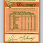 1978-79 O-Pee-Chee #21 Dan Maloney  Toronto Maple Leafs  V21076