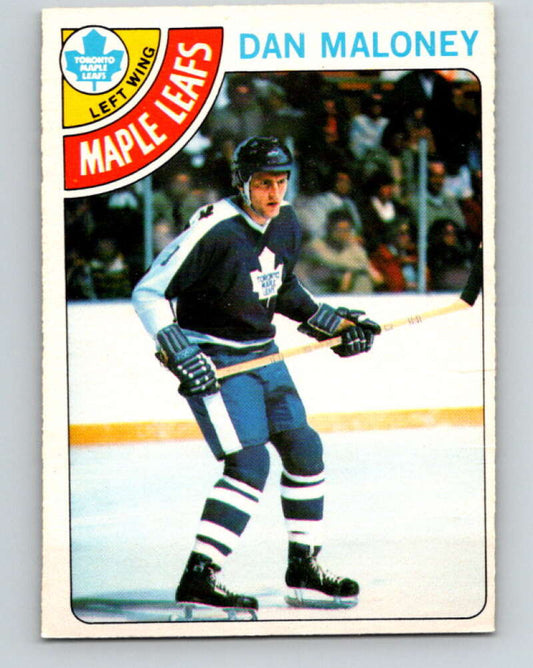 1978-79 O-Pee-Chee #21 Dan Maloney  Toronto Maple Leafs  V21077