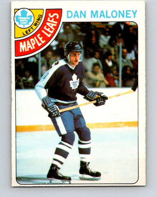 1978-79 O-Pee-Chee #21 Dan Maloney  Toronto Maple Leafs  V21078