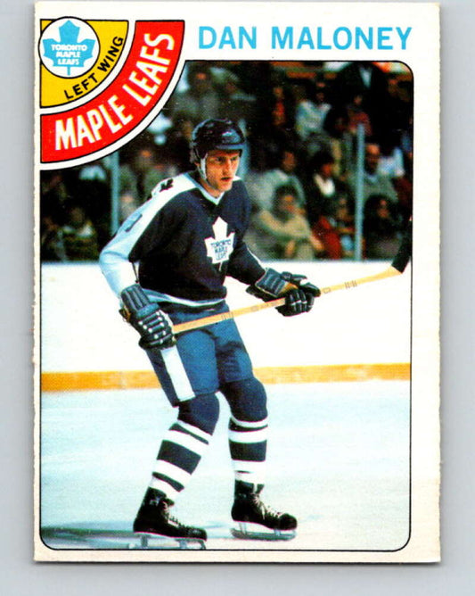1978-79 O-Pee-Chee #21 Dan Maloney  Toronto Maple Leafs  V21080