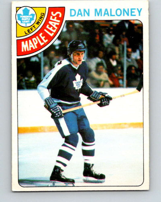 1978-79 O-Pee-Chee #21 Dan Maloney  Toronto Maple Leafs  V21081