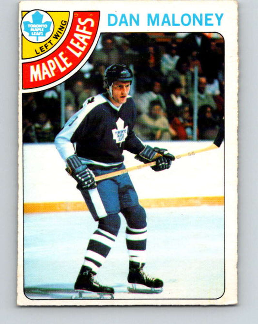 1978-79 O-Pee-Chee #21 Dan Maloney  Toronto Maple Leafs  V21085