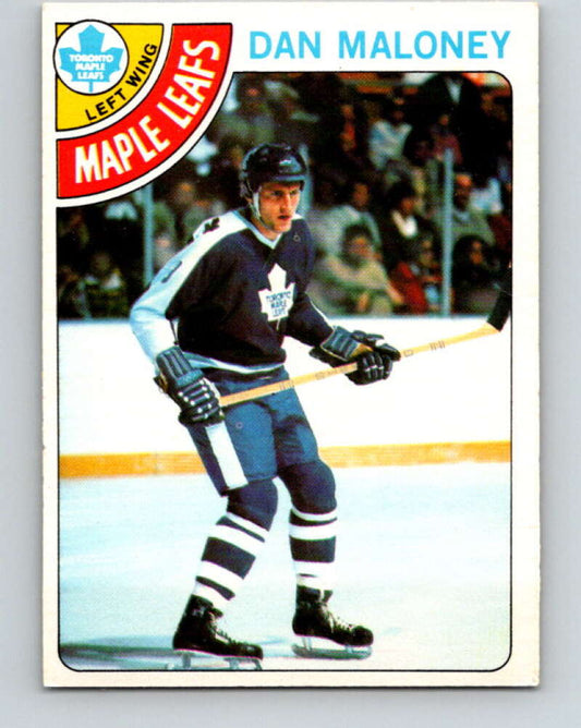 1978-79 O-Pee-Chee #21 Dan Maloney  Toronto Maple Leafs  V21086