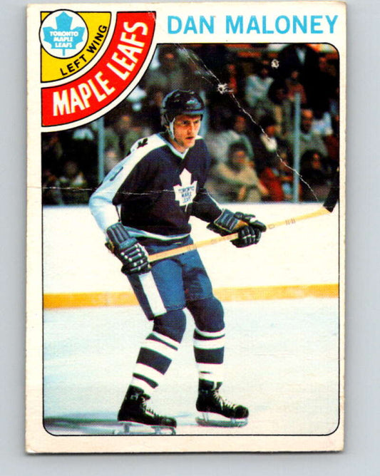 1978-79 O-Pee-Chee #21 Dan Maloney  Toronto Maple Leafs  V21087