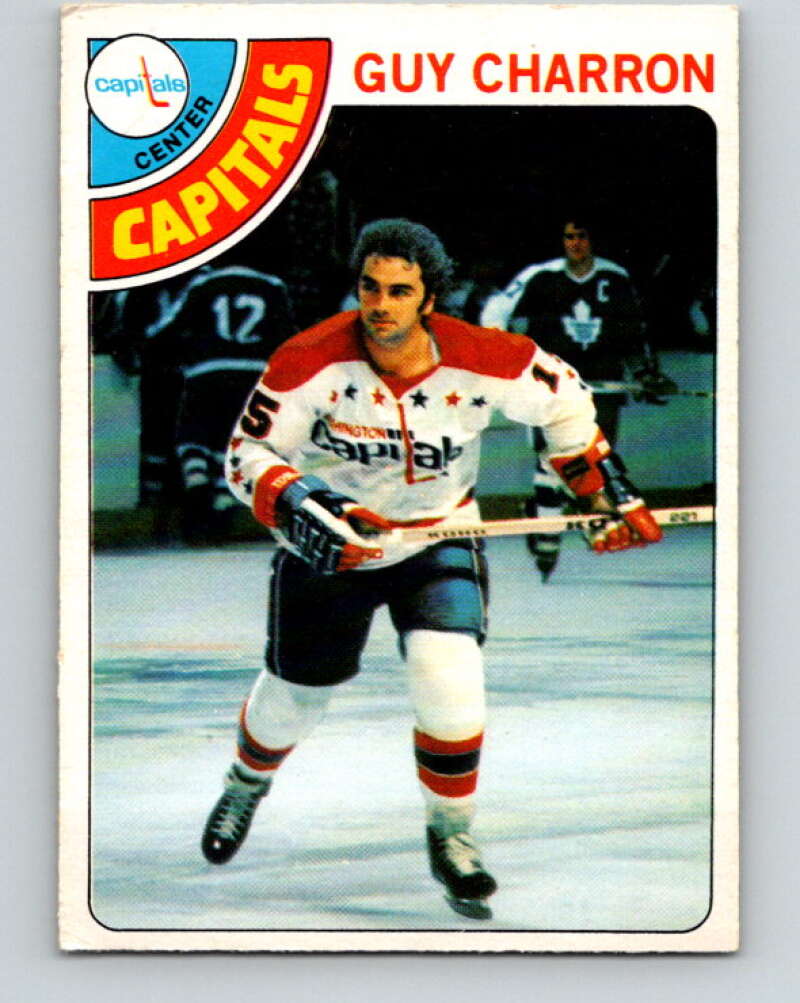 1978-79 O-Pee-Chee #22 Guy Charron  Washington Capitals  V21099