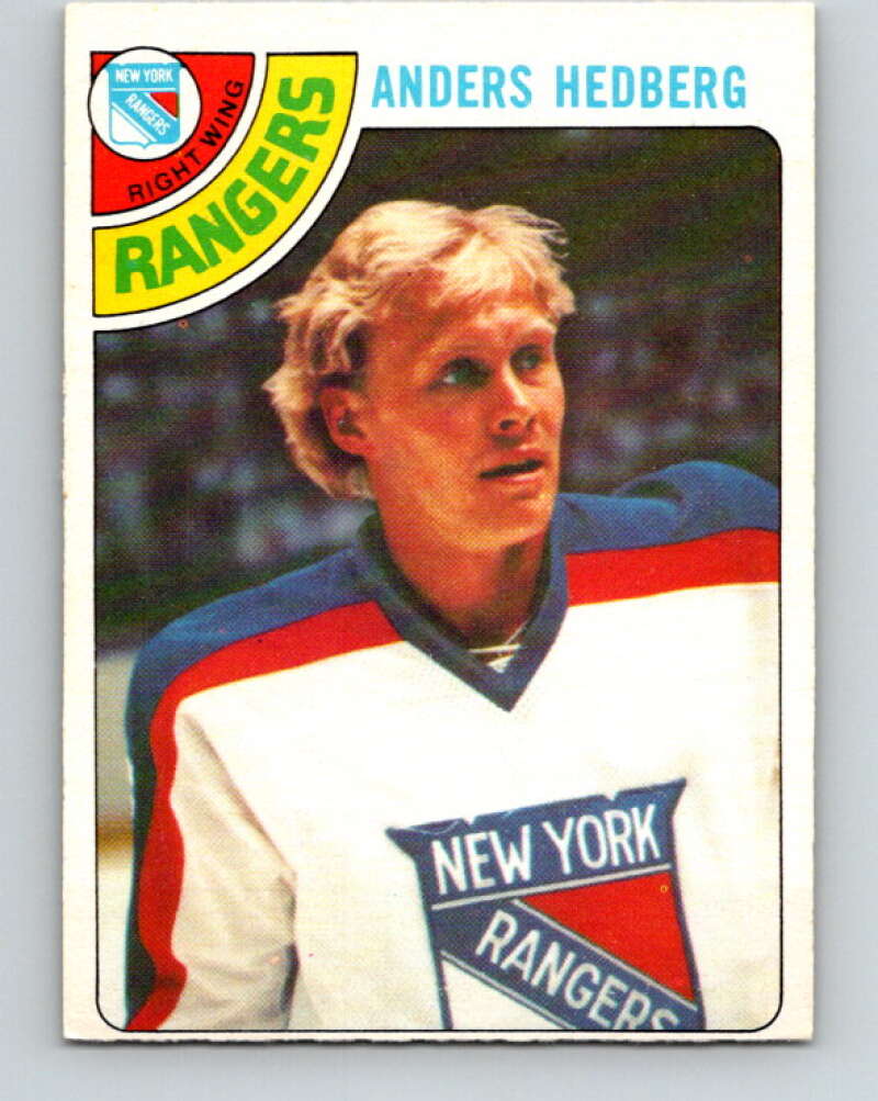 1978-79 O-Pee-Chee #25 Anders Hedberg  New York Rangers  V21125