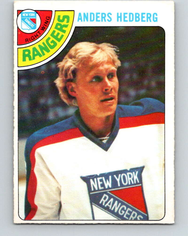1978-79 O-Pee-Chee #25 Anders Hedberg  New York Rangers  V21126