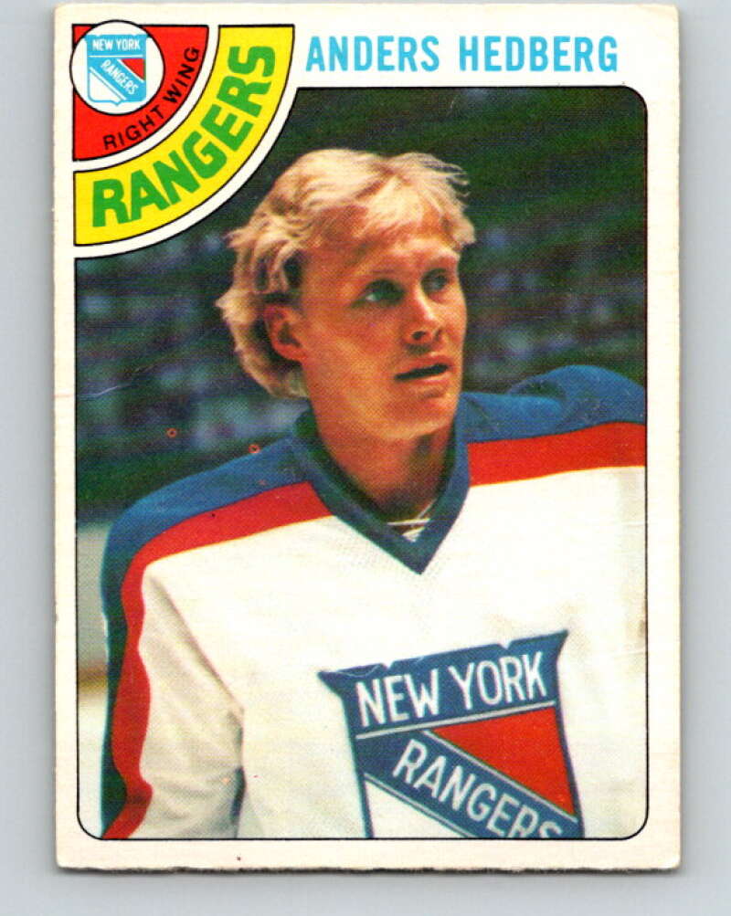1978-79 O-Pee-Chee #25 Anders Hedberg  New York Rangers  V21127