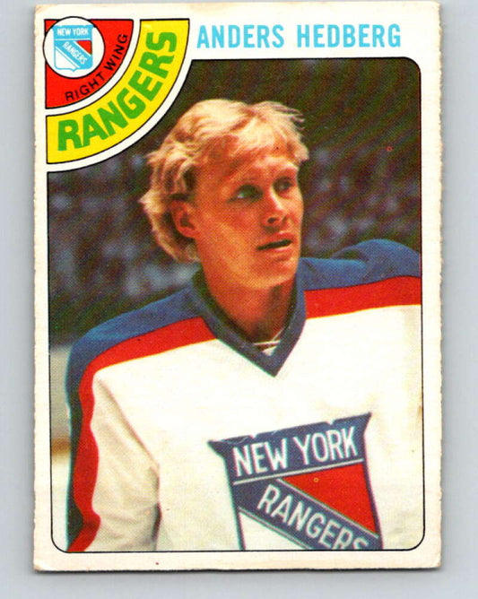 1978-79 O-Pee-Chee #25 Anders Hedberg  New York Rangers  V21130