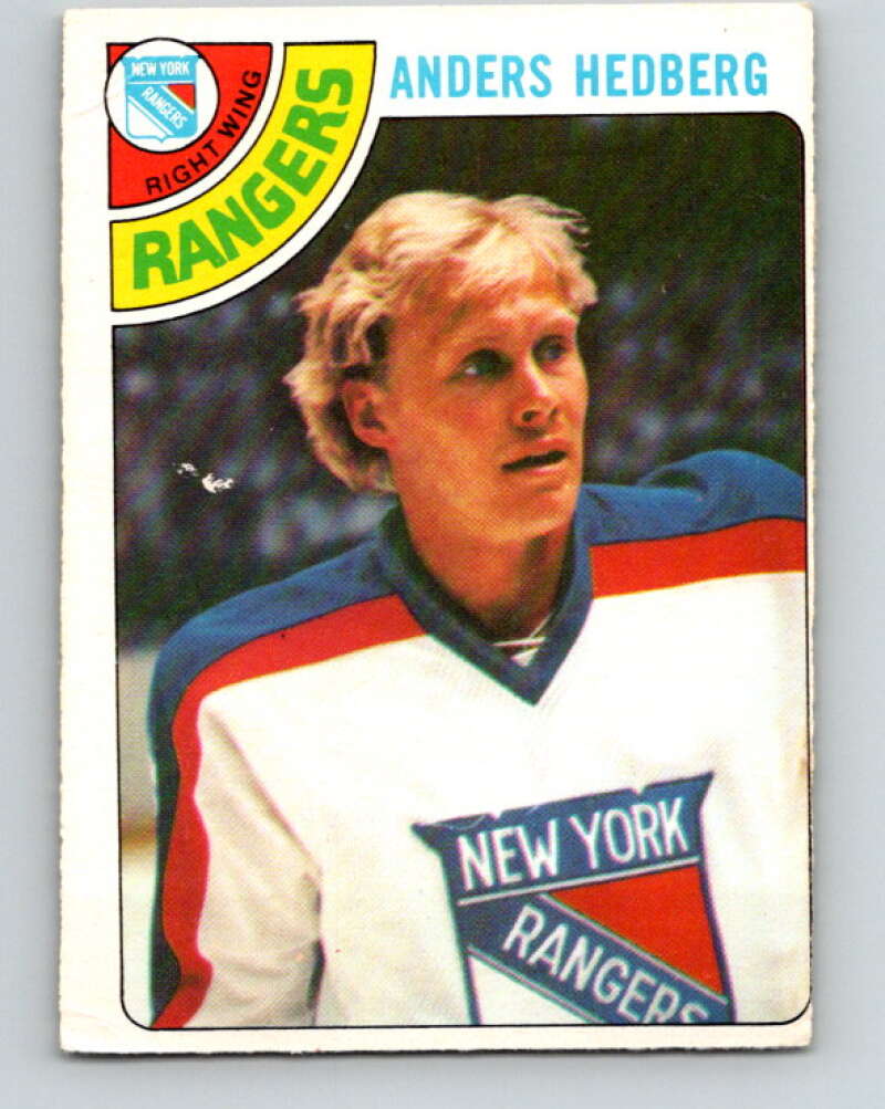 1978-79 O-Pee-Chee #25 Anders Hedberg  New York Rangers  V21131