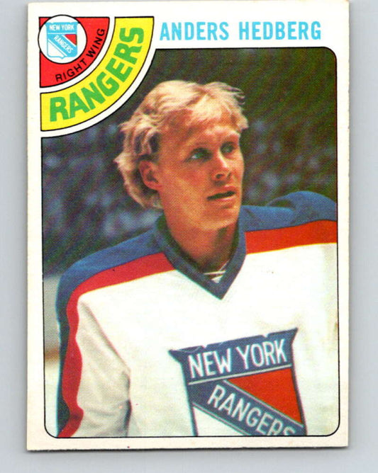 1978-79 O-Pee-Chee #25 Anders Hedberg  New York Rangers  V21133