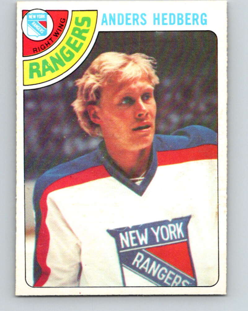1978-79 O-Pee-Chee #25 Anders Hedberg  New York Rangers  V21134