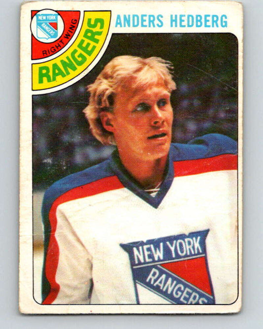 1978-79 O-Pee-Chee #25 Anders Hedberg  New York Rangers  V21135