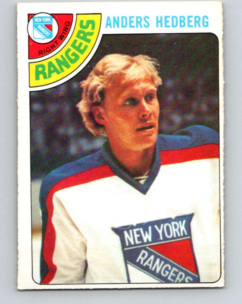 1978-79 O-Pee-Chee #25 Anders Hedberg  New York Rangers  V21136