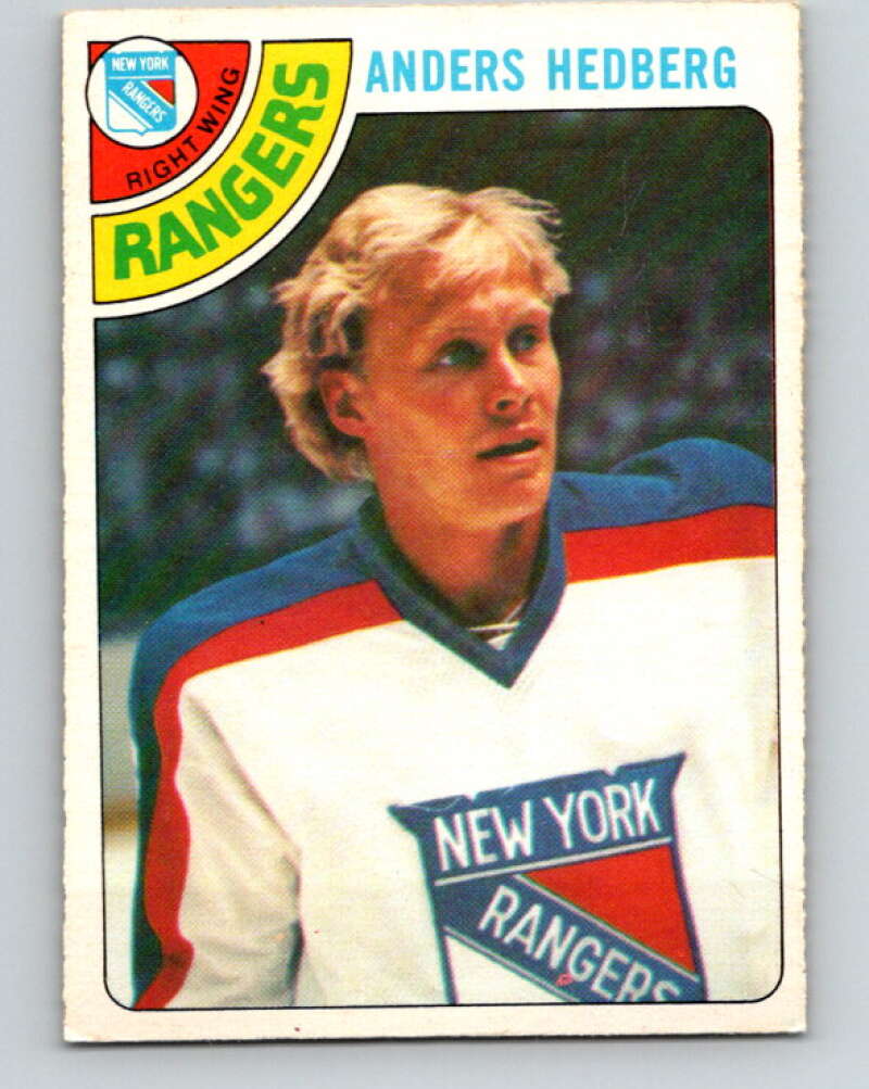 1978-79 O-Pee-Chee #25 Anders Hedberg  New York Rangers  V21137