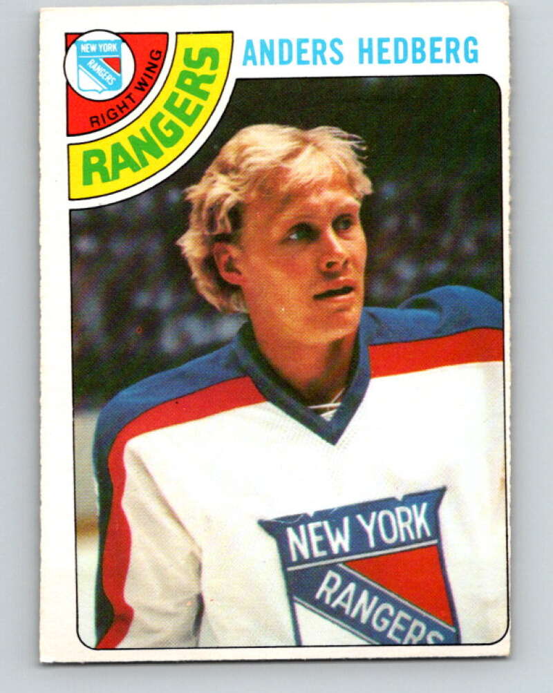 1978-79 O-Pee-Chee #25 Anders Hedberg  New York Rangers  V21138