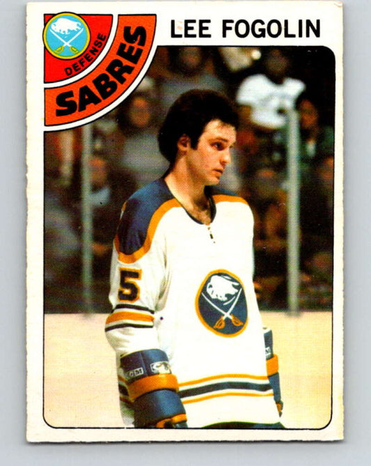 1978-79 O-Pee-Chee #27 Lee Fogolin  Buffalo Sabres  V21161