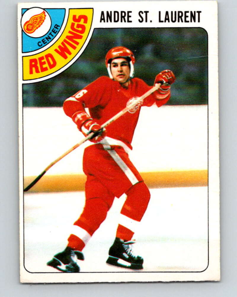 1978-79 O-Pee-Chee #32 Andre St. Laurent  Detroit Red Wings  V21235