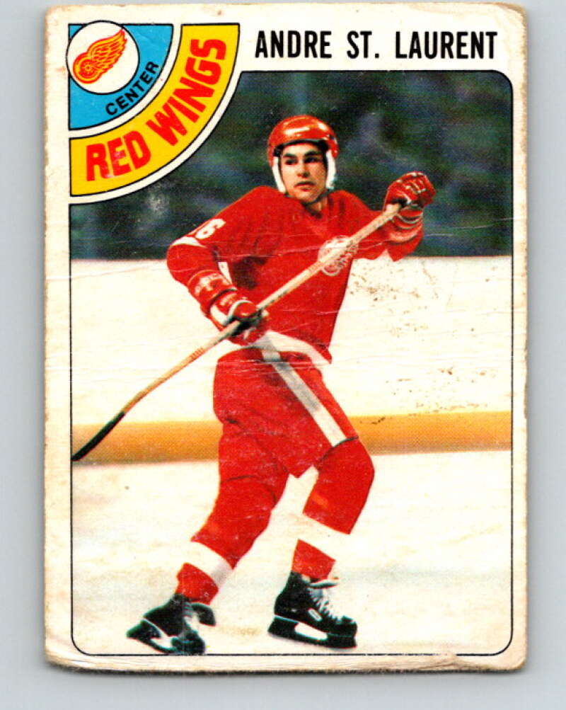 1978-79 O-Pee-Chee #32 Andre St. Laurent  Detroit Red Wings  V21236