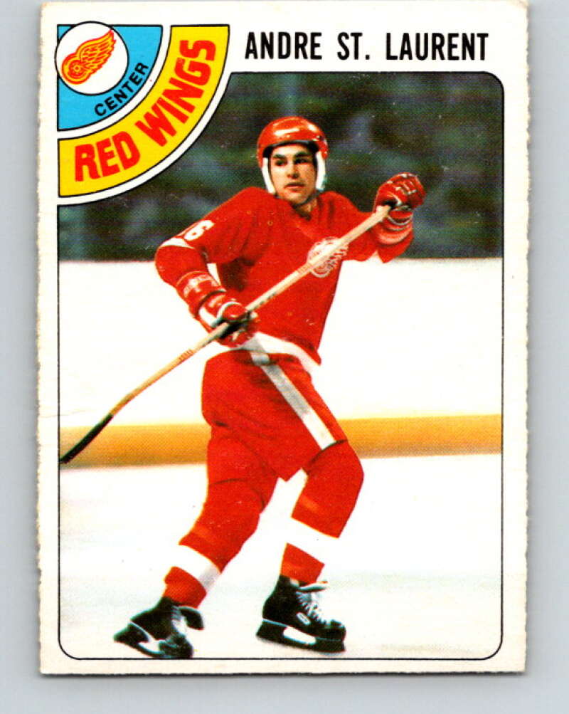 1978-79 O-Pee-Chee #32 Andre St. Laurent  Detroit Red Wings  V21238