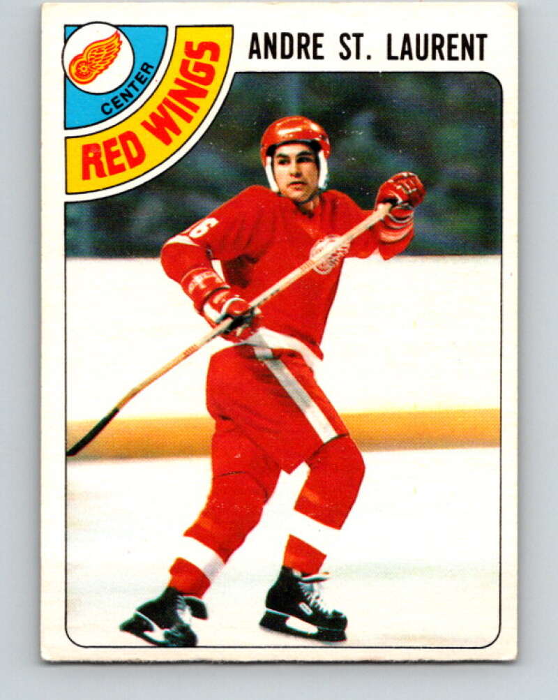 1978-79 O-Pee-Chee #32 Andre St. Laurent  Detroit Red Wings  V21240