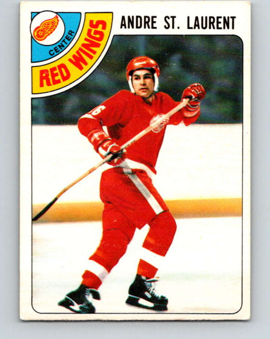 1978-79 O-Pee-Chee #32 Andre St. Laurent  Detroit Red Wings  V21240