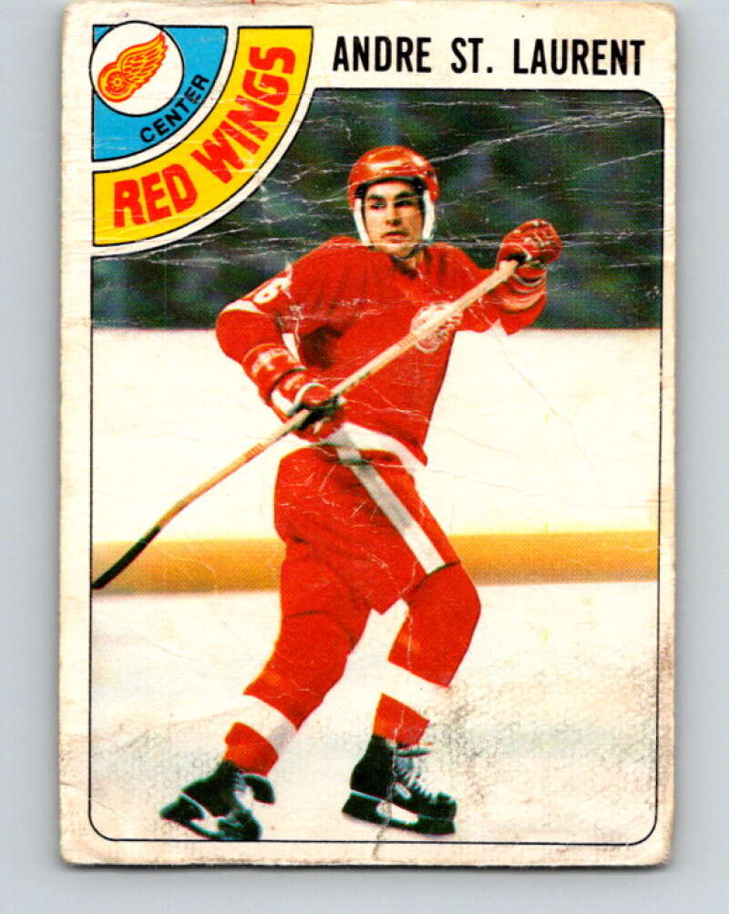 1978-79 O-Pee-Chee #32 Andre St. Laurent  Detroit Red Wings  V21241