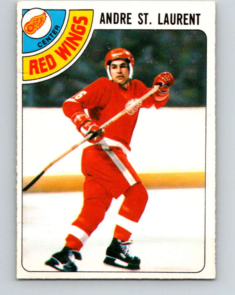 1978-79 O-Pee-Chee #32 Andre St. Laurent  Detroit Red Wings  V21242