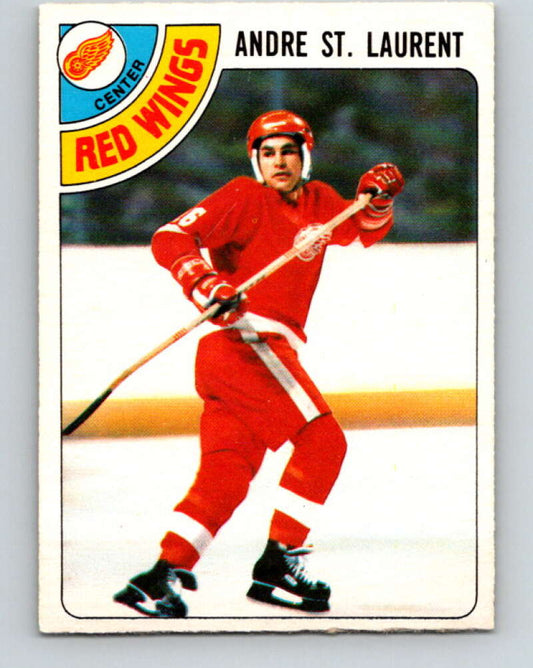 1978-79 O-Pee-Chee #32 Andre St. Laurent  Detroit Red Wings  V21246