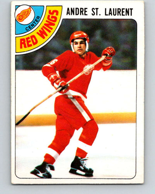1978-79 O-Pee-Chee #32 Andre St. Laurent  Detroit Red Wings  V21249