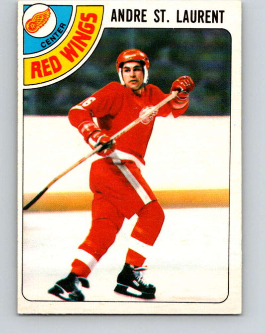 1978-79 O-Pee-Chee #32 Andre St. Laurent  Detroit Red Wings  V21251