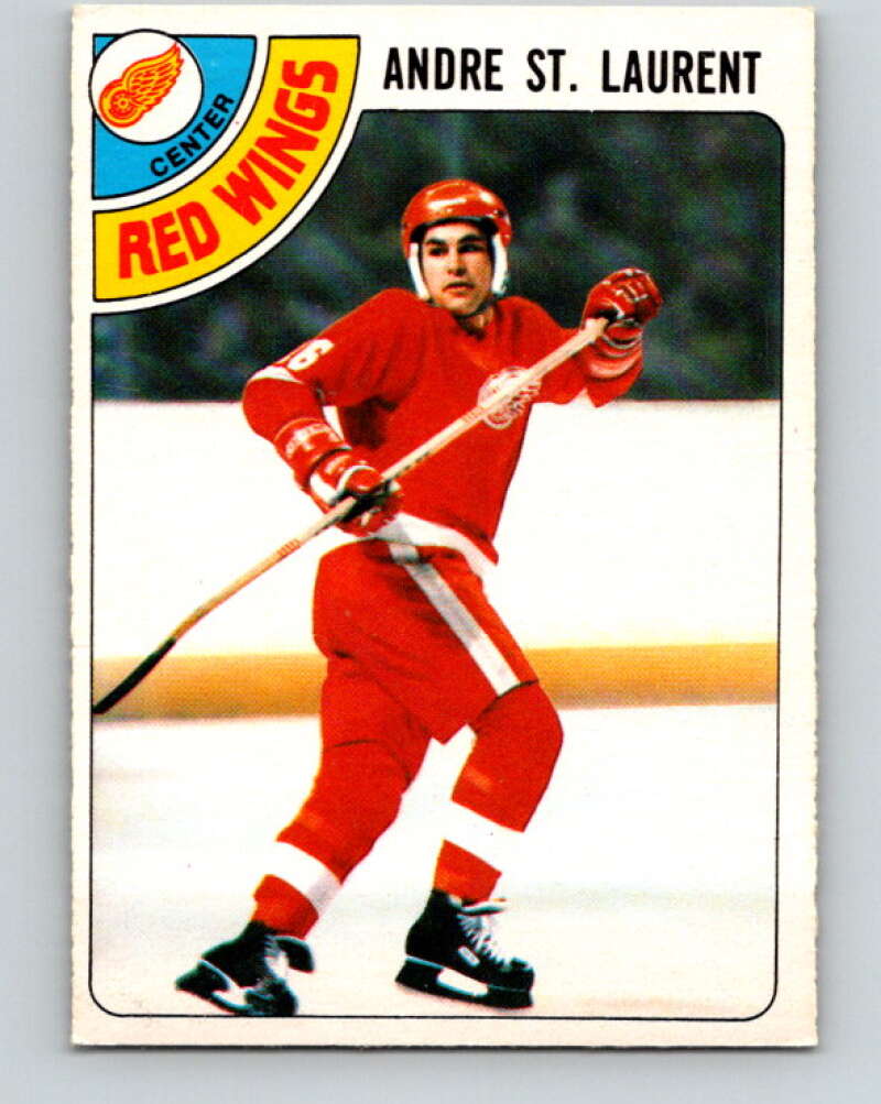 1978-79 O-Pee-Chee #32 Andre St. Laurent  Detroit Red Wings  V21252