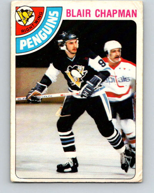 1978-79 O-Pee-Chee #33 Blair Chapman  Pittsburgh Penguins  V21253