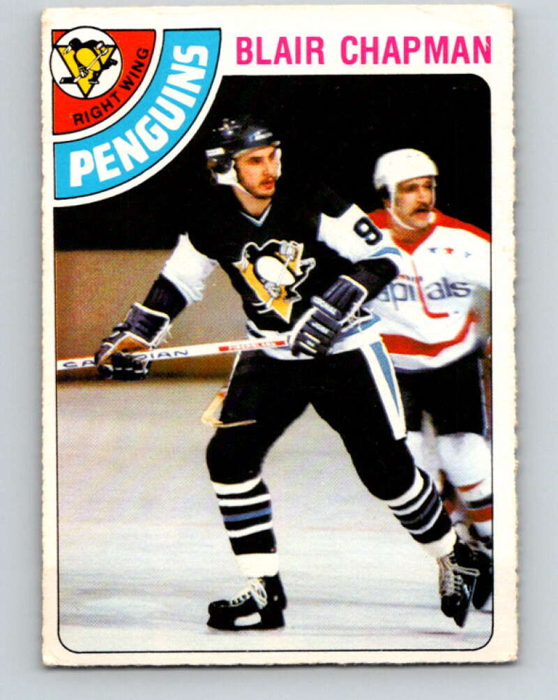 1978-79 O-Pee-Chee #33 Blair Chapman  Pittsburgh Penguins  V21256
