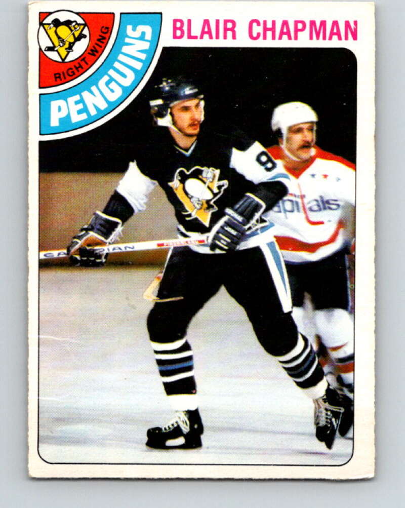 1978-79 O-Pee-Chee #33 Blair Chapman  Pittsburgh Penguins  V21258