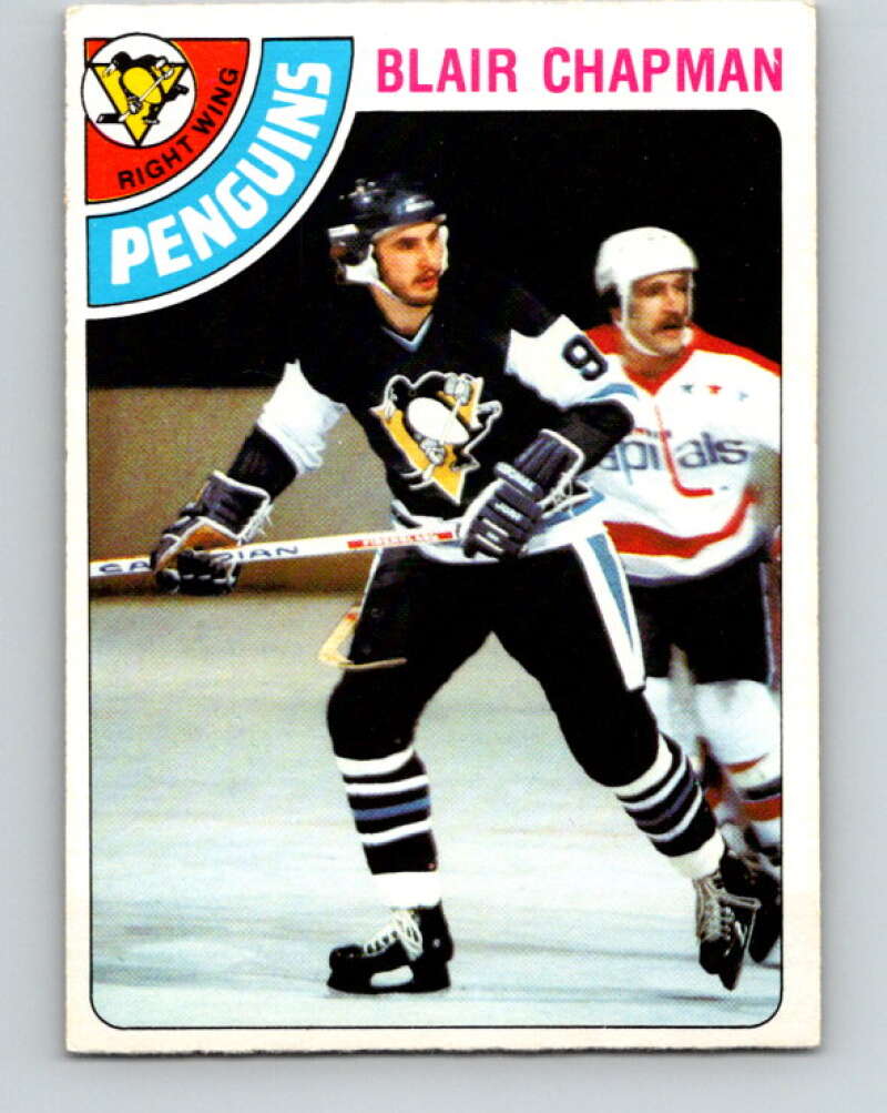 1978-79 O-Pee-Chee #33 Blair Chapman  Pittsburgh Penguins  V21261