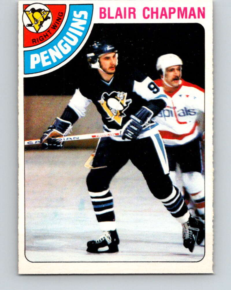 1978-79 O-Pee-Chee #33 Blair Chapman  Pittsburgh Penguins  V21262