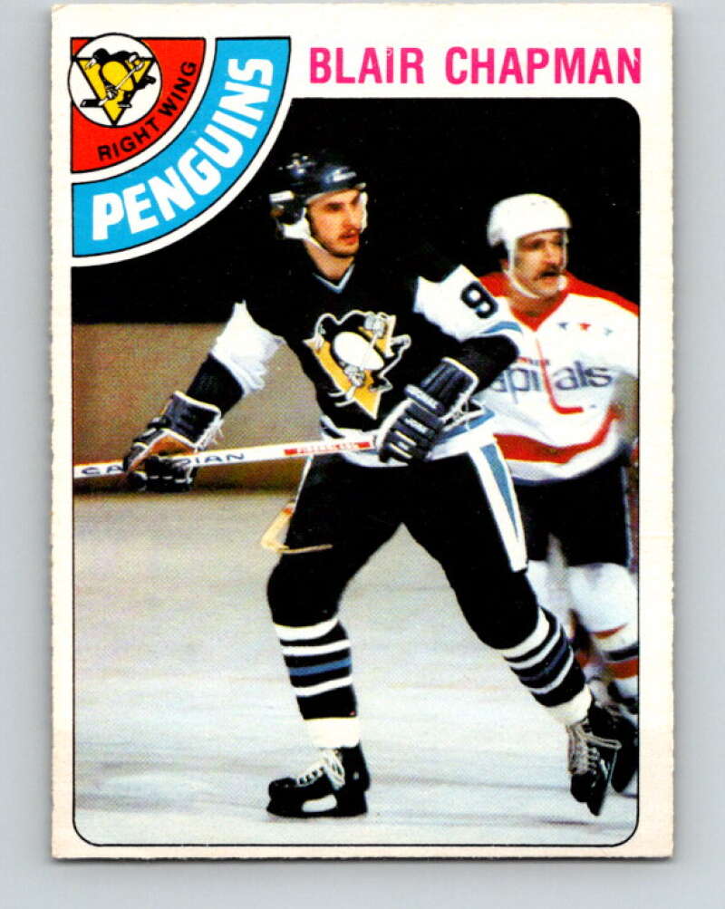 1978-79 O-Pee-Chee #33 Blair Chapman  Pittsburgh Penguins  V21263