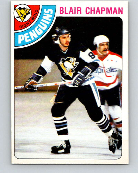 1978-79 O-Pee-Chee #33 Blair Chapman  Pittsburgh Penguins  V21264